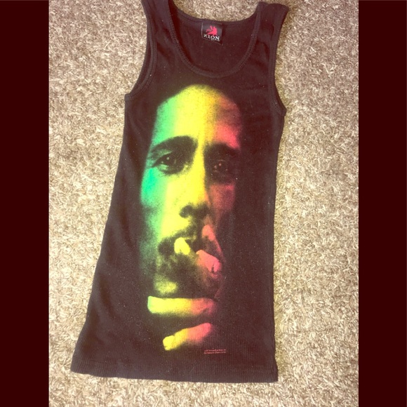 Zion Rootswear Tops - Bob Marley Tank